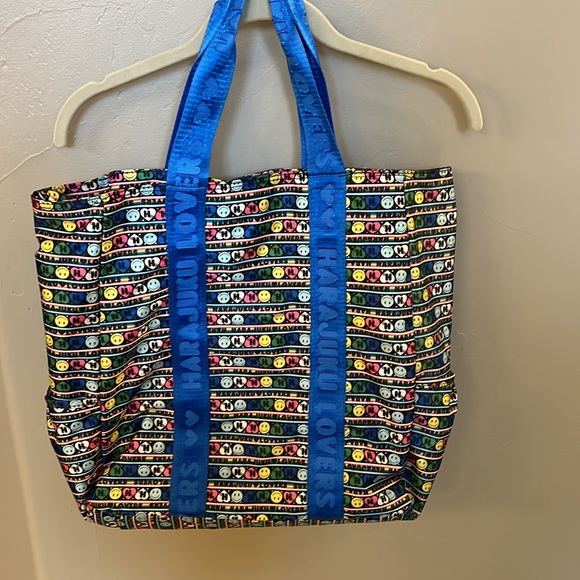 HARAJUKU LOVERS by GWEN STEFANI • Rainbow Emoji Tote Bag • Great condition! - Picture 2 of 13